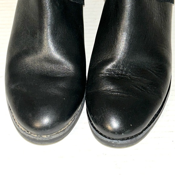 Emu Carlise Wedge Heel Ankle Booties Boots Black Suede Leather Size 8.5 READ - Picture 13 of 13